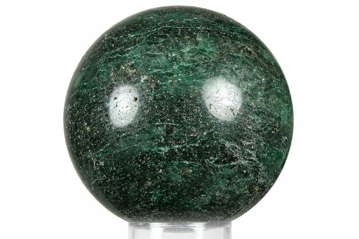 Polished Fuchsite Sphere - Madagascar #349748